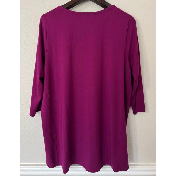 J. Jill Luxe Supima A Line Tunic Size XL Tall - Picture 3 of 4